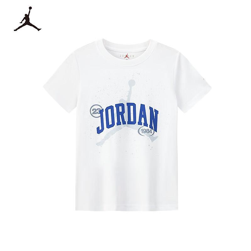 Jordan Kids Air Jordan Print Cotton Short Sleeve T-shirt 6