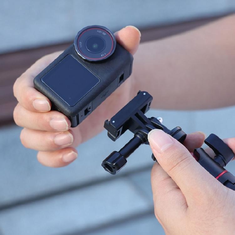 Quick Attach Magnetic Camera Support Adapter Mount Lightweight for Action Camera 5pro/4/3 Travel and Sport Use