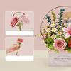 Robotime 3D Puzzle Flowers Wooden Model Kits DIY Wooden Puzzle Flower Bouquet Flowers Model Kits Handcraft Building Set