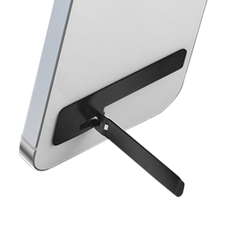 Desktop Phone Stand Invisible Folding Table Phone Holder Mini Smartphone Stand Flat Bar Shape Self-adhesive Phone Holder Gadgets