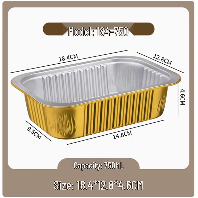 Disposable Aluminum Foil Meal Box