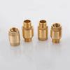 1/2" 3/4" 1 " 1-1/4" 1-1/2" 2" BSPP Female Male Thread Brass In-Line Spring Check Valve One Way Water Pump Valve