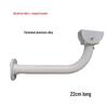 Universal L-Shaped Aluminum Alloy Surveillance Camera Bracket with Gooseneck Wall Mount for Bolt-Action Cameras