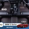 Car Floor Mats For BMW 3 Series (4 Doors)  2018 2017 2016 2015 2014 2013 Carpets Auto Accessories Interior Floor Mat For Car