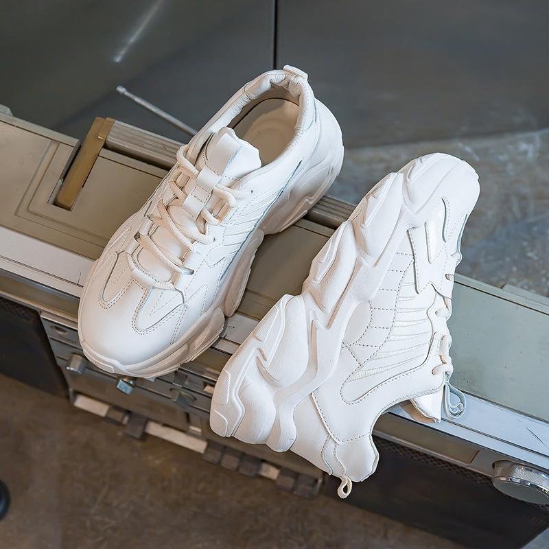 Fashion Women Sneakers 2024 Fashion Casual Shoes Woman Comfortable Breathable White Flats Female Platform Chaussure Zapatos Mujer