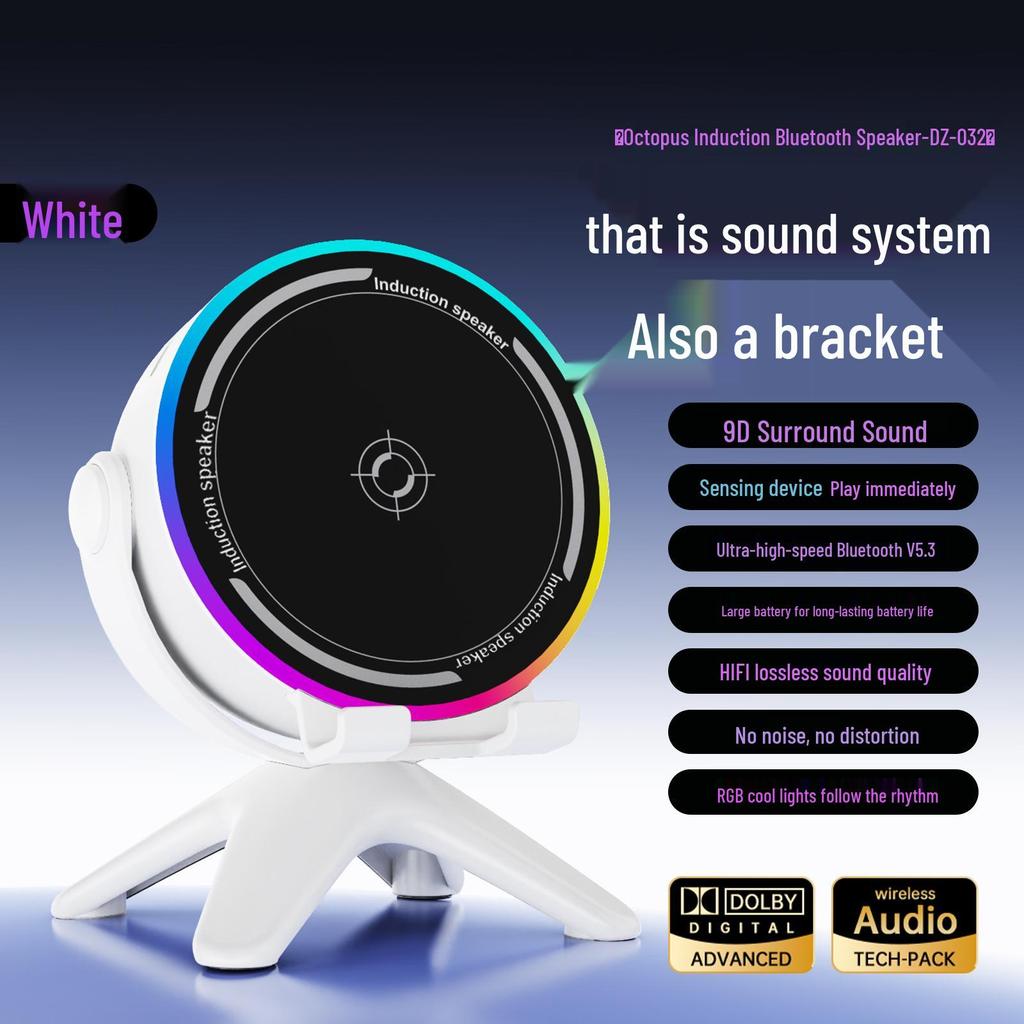 Ultra-Mini Bluetooth Speaker with Series Connection, Heavy Bass, Perfect for Parties, Climbing, and Office Use