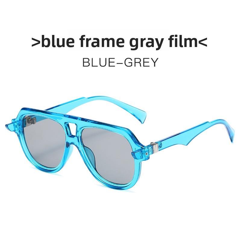 Euro Style Double Bridge Sunglasses With Pc Frame For Outdoor Sports And Fashion Accessories