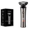 Cross New Men's Rechargeable Electric Shaver: Full Body Washable Rotary Three-Blade Beard Trimmer