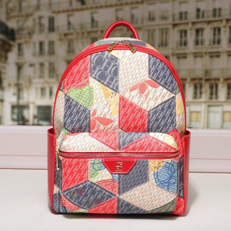 

College Trendy Backpack College Student Casual Versatile Backpack Large Capacity Shoulder Bag Length 27cm, width 17cm, height 36cm
