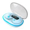 Auricolari Wireless Trasparenti, Batteria a Lunga Durata, Cuffie con Display Digitale Intelligente, Luce Respiratoria Cool, Indossabili Senza Dolore per Lungo Tempo