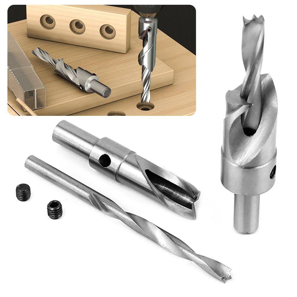 Woodworking Punching Flat Bottom Drill Bit Woodworking Drill Drill Bit Countersunk Head Salad Drill