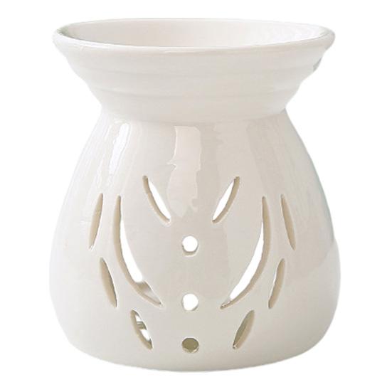 Ceramic Tea Light Candle Holder Small Essential Oil Burner Wax Melt Warmer Aromatherapy Aroma Diffuser for Home Bedroom Decor