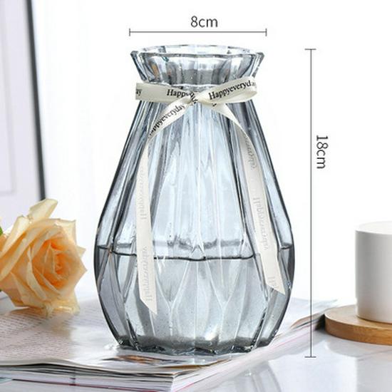 European-Style Hydroponic Pothos Vase with Dried Flowers for Living Room Decor