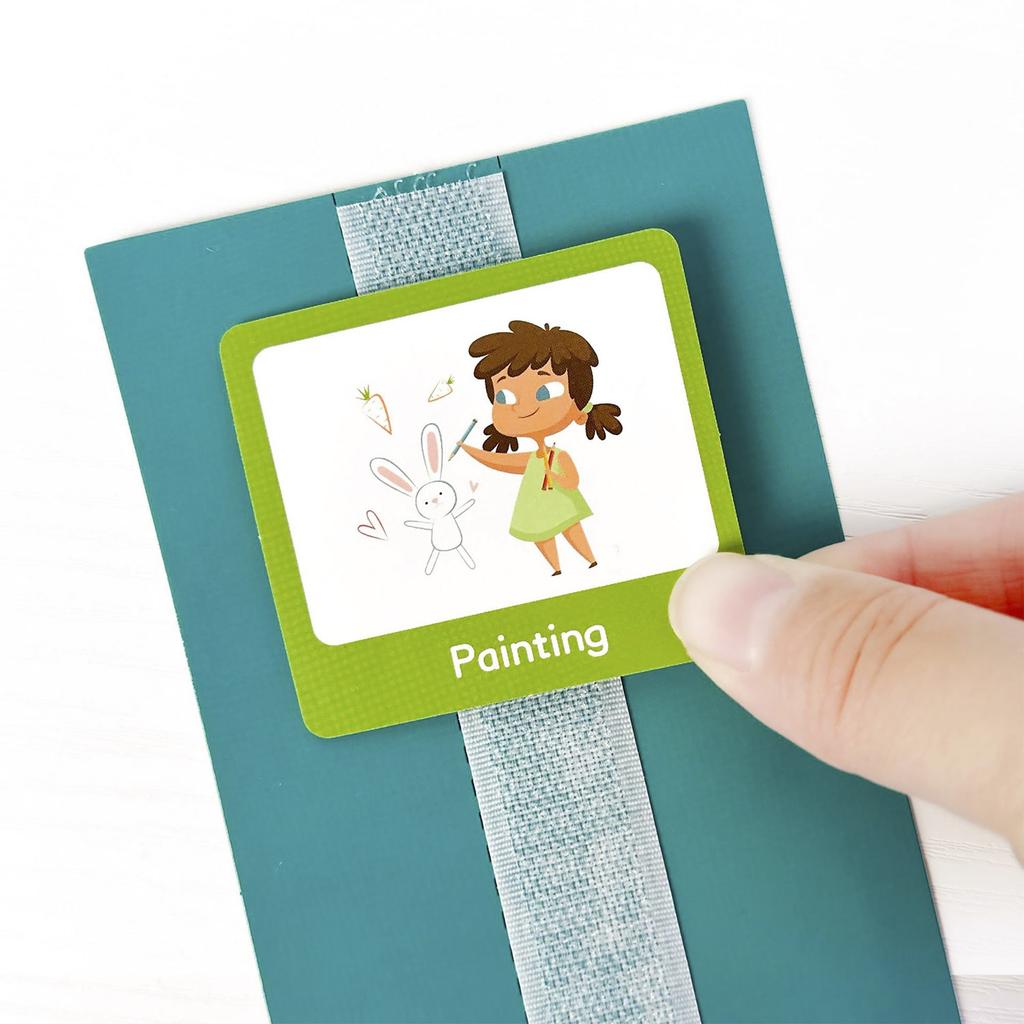 Children's Visual Time Chart Non Verbal Communication Visual Assistance Schedule Planning Daily Card Early Educational Toys
