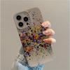 Künstlerisches Tintenspritzer-Muster Handyhülle geeignet für iPhone17 16 15 14 13 12 11Pro/Max/Plus sturzsicher und stoßfest Rückseite