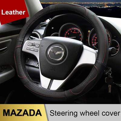 Originální kožený potah volantu do auta Protiskluzový pro všechny modely Mazda 3 2004-2013 2009 2014 2015 Mazda Axela Auto doplňky