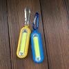 Mini Keychain Pocket Torch Battery Powered LED Light Flashlight Lamp, Strong Light Small Keyring Light Torch Flashlight