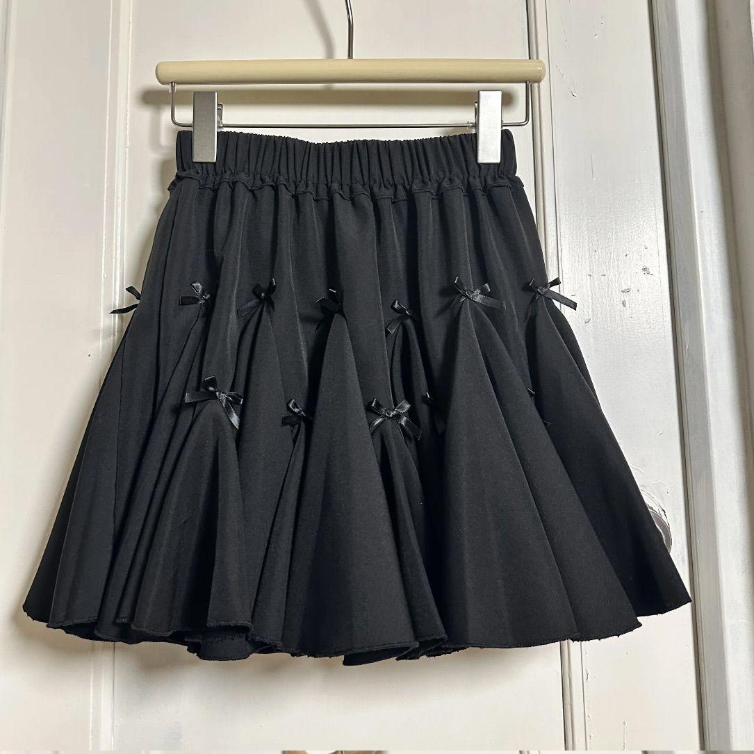 Элегантная юбка в стиле балета с белым бантом — фото 9