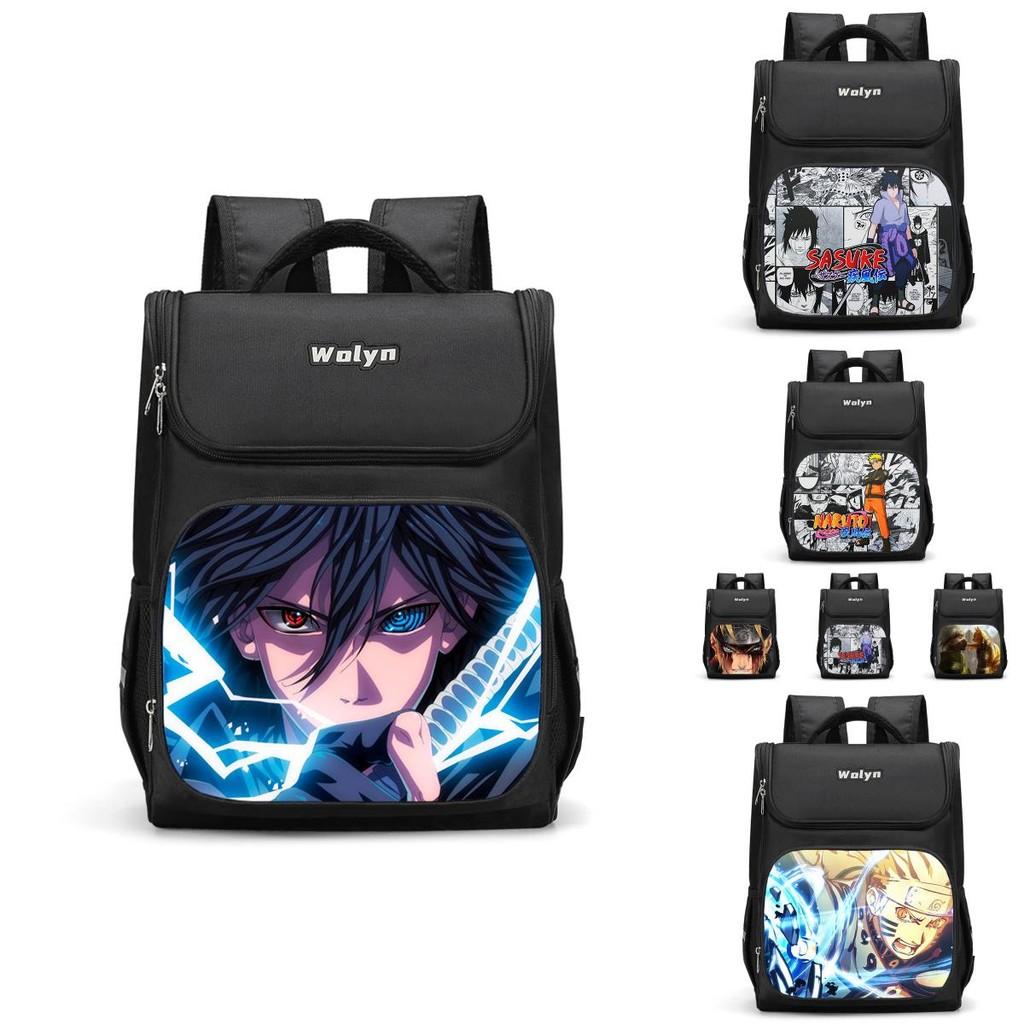 Naruto And Sasuke Boys Backpack For Elementary School Students Large Size