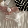 Sexy Rabbit Women Thongs Lace Mesh Female Lingerie Vintage Thongs Panties