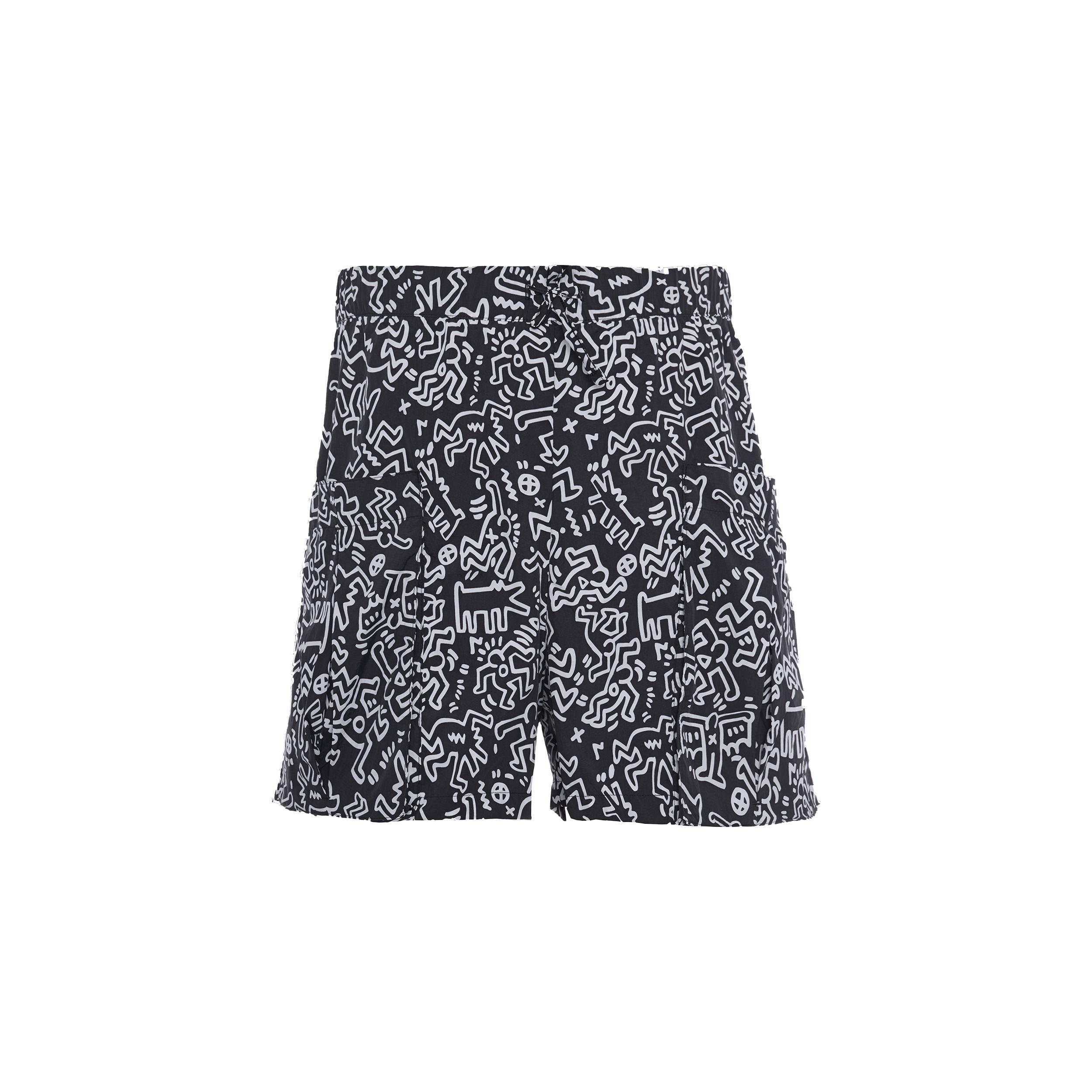 (WMNS) adidas Neo X Keith Haring Shorts Asia Sizing Black White Women s HD7263