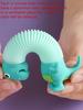 1pc-Adjustable length of telescopic pull tube, suitable for cat toy cartoon dinosaur shape
