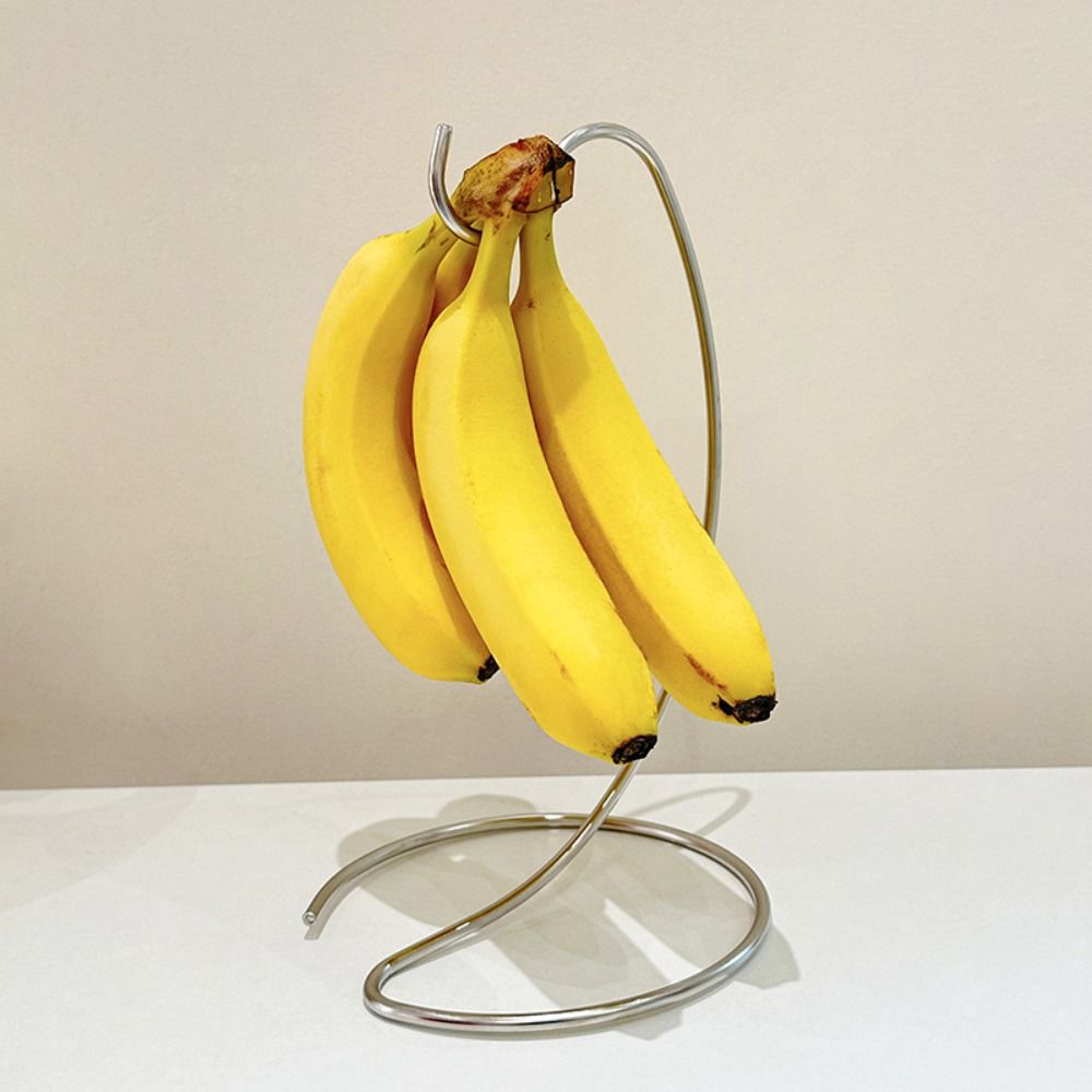 Keep Bananas Fresh Metal Banana Rack Space Saving Fruit Display Hanger  Cup Rack
