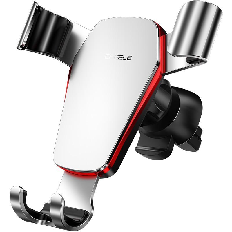 Universal Car Phone Holder Air Vent Dashboard Gravity Mount With Clamp Fit Non-Charging Black Red Gold Options