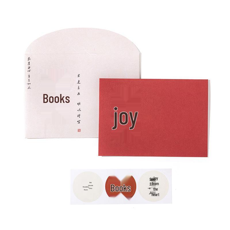 Mò Mò Wishful Thoughts Greeting Card & Envelope Set - Artistic Hollow-out Design for Gift Decoration and Blessings
