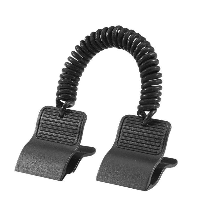 6Pcs Solar Pool Cover Clips with Spring Rope Strong Grip Swimming Pool Cover Clips Fastener Easy To Installation