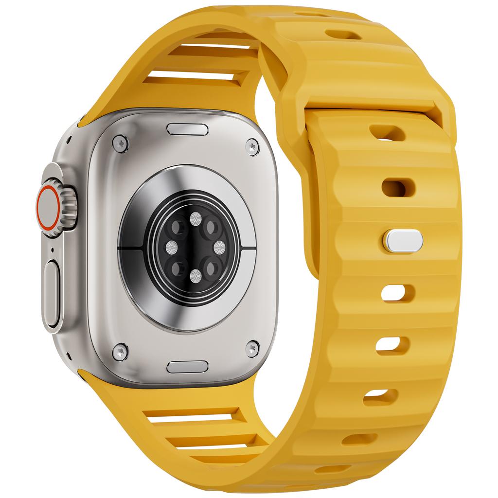 Sport Silikonband für Apple Watch Ultra 2 Strap 49mm 45mm 44mm 42mm Correa Smartwatch Armband iWatch Serie 9 8 7 6 5 SE