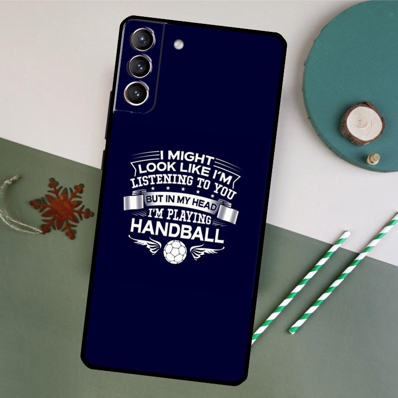 Play Handball Quotes Phone Case For Samsung Galaxy S26 S23 Ultra S20 S21 S22 S24 S25 Plus S10 S25 FE Back Cover
