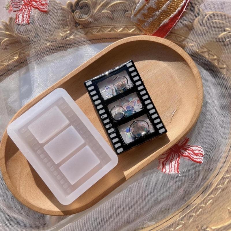 Photo Frame Decoration Silicone Mold Film Quicksand Epoxy Mold Resin Casting Pendant Mold Suitable for Diy Crafts
