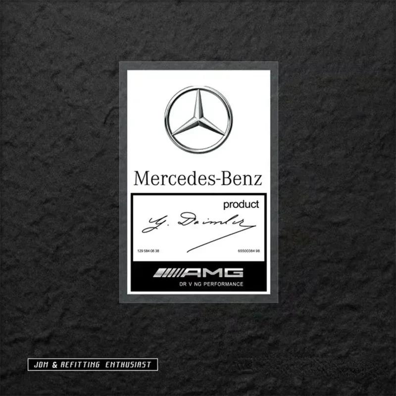 JVC4   Car Front Windshield Static Sticker Waterproof Static Decal For Mercedes Benz AMG A B C E S V Class A180 CLK CLA GLE W212 C200