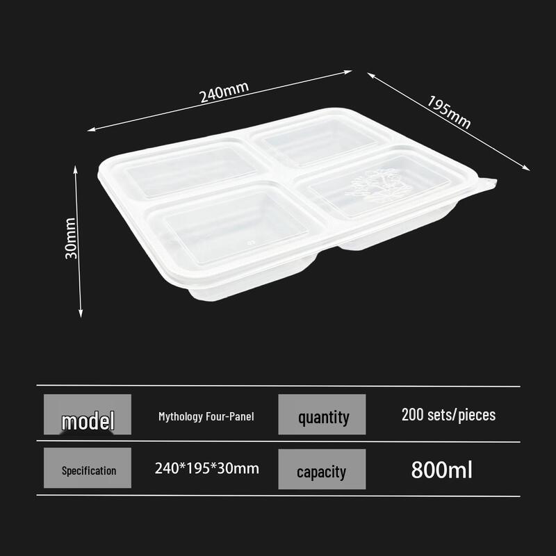 Disposable Takeaway Meal Box