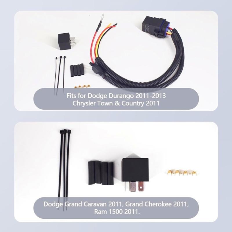 Upgraded Wiring Harness Set 68269523AD Replacement  &  Wiring Harness Brass for Fuel Pump for Ram1500