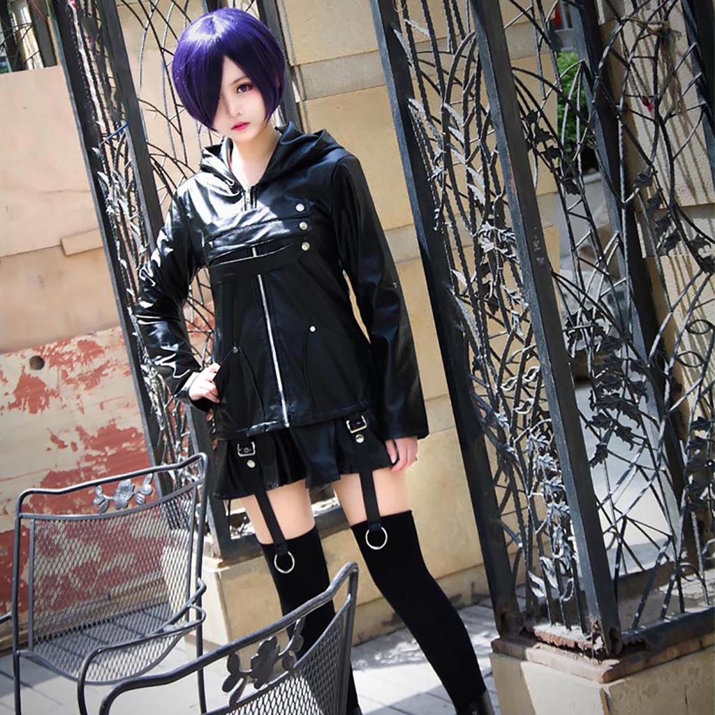 [milky Time] Tokyo Ghoul Kirishima Touka Cosplay Costume with Wig (M)