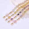 2026 European and American Style Zircon Bracelet, Women's Crystal Colorful Design, Rose Gold Texture Fashion Bracelet Accessories