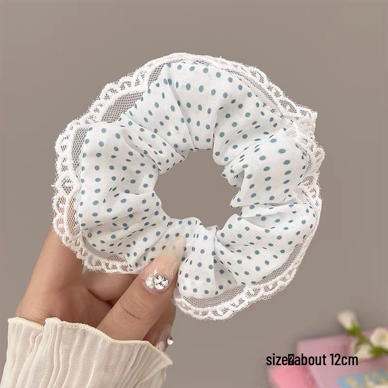 Fresh Summer Sweet Lace Bow Hair Tie - Elegant & Stylish Hair Accessory