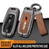 BYRJ7 Car TPU Zinc Alloy Key Case Bag For Mercedes Benz AMG A35 Logo Car Key Chain Car Metal Key Shell Interior Decoration Accessories