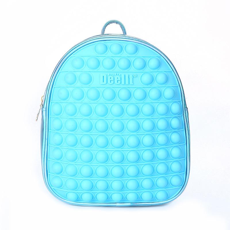 Backpack Mouse Buster: Decompression Bubble Fun Silicone Schoolbag for Kids