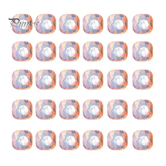 

30 шт., украшения для ногтей, толстые квадратные стразы «сделай сам», прочные украшения для дизайна ногтей с заостренным дном B