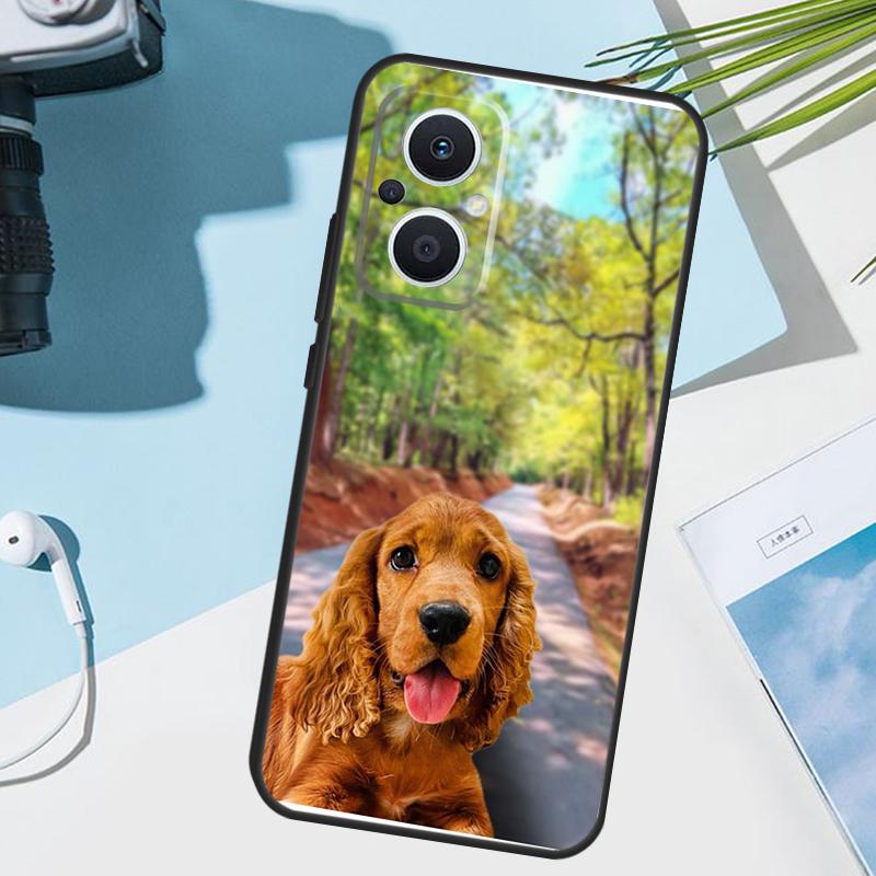 

Cocker Spaniel Dog Cover For OPPO Reno 14F 13F 12F 11F 8T 7 8 Lite 10 11 12 13 14 OPPO Find X9 X8 X5 X6 Pro Case OPPO Reno11 Pro