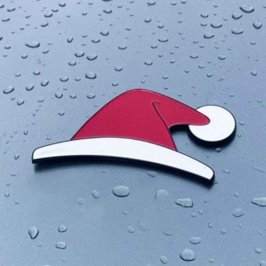cqsvmy1 1PC Car 3D Christmas Hat Creative Sticker Decoration for Lexus ES300 RX330 RX300 GS300 IS250 IS200 CT200h IS300 NX RX LX GX GS