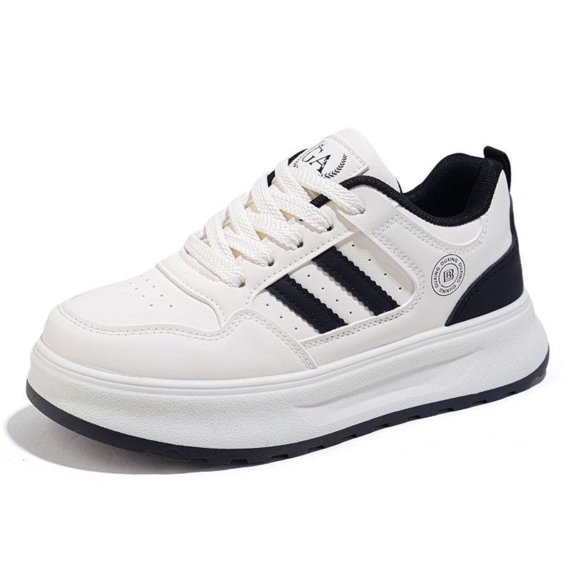 Spring new ins student platform heightening sports board shoes casual street shot Q