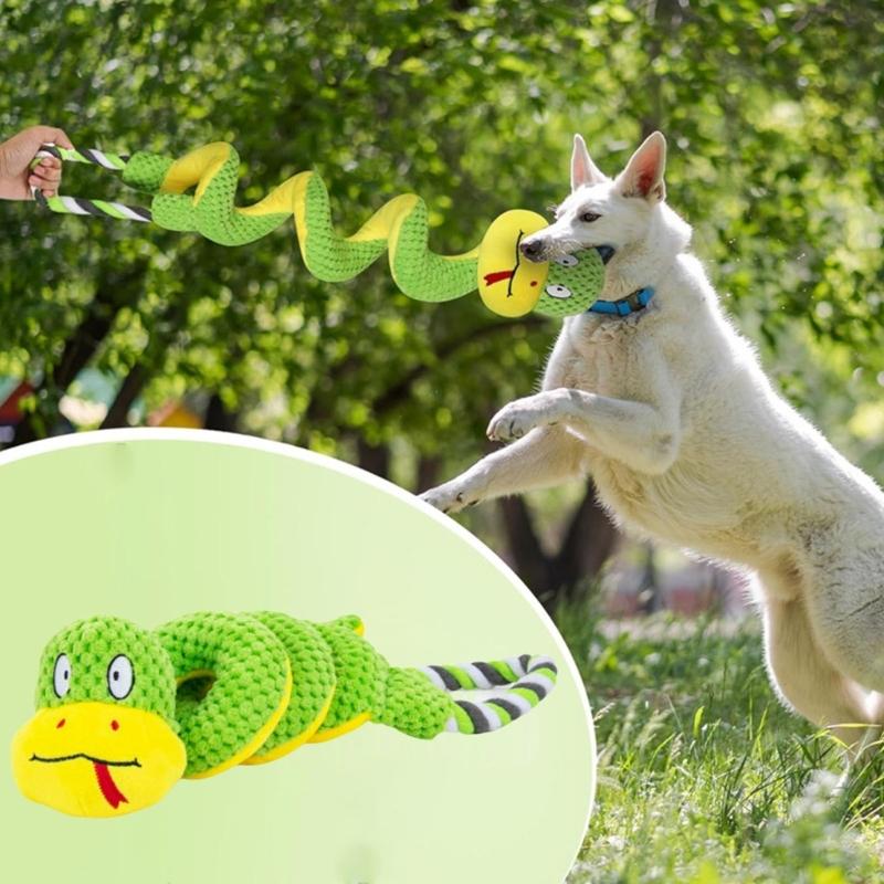Haltbarkeit Hundespielzeug Interaktiv Quietschendes Seilspielzeug Kaubeständiges Hunde-Seilspielzeug für Große Mittel Kleine Hunde