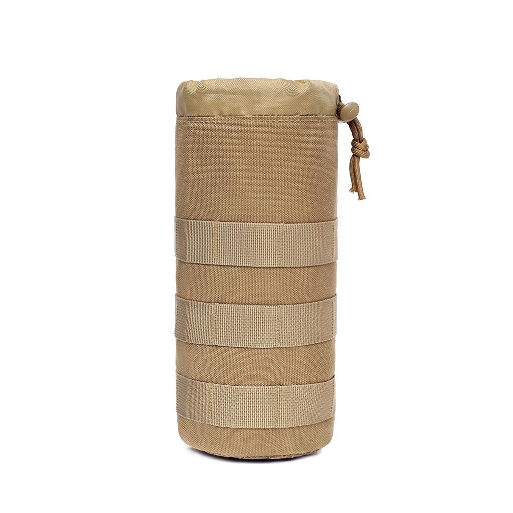 Taktická Molle taška na láhev s vodou Outdoor Camo Lov Kempování Turistika Stahovací držák Multifunkční kapsa na uložení lahve