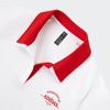 adidas Verbiage Colorblock Print Collar Short Sleeve Dress Women Dress White JD1155