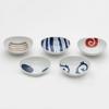 Saikai Pottery Small Bowl Welcome the New Princess Small Japanese Tableware Set of Hasami Ware Somenishiki Suehiro Delicacy Bowls of 5 (Saikaitoki)