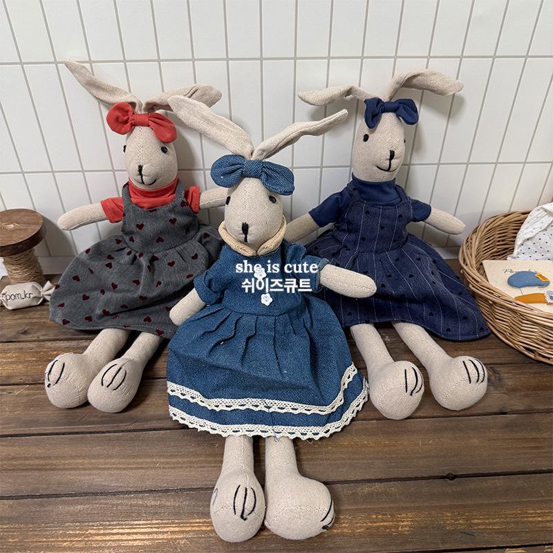 

Cotton Linen Rabbit Doll - Children s Toy & Home Decoration Gift